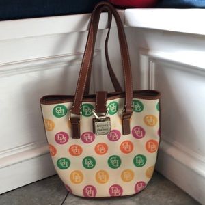 Authentic Dooney & Bourke Canvas Bucket Bag